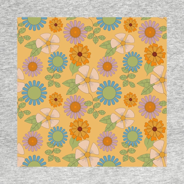 boho floral pattern by perthesun